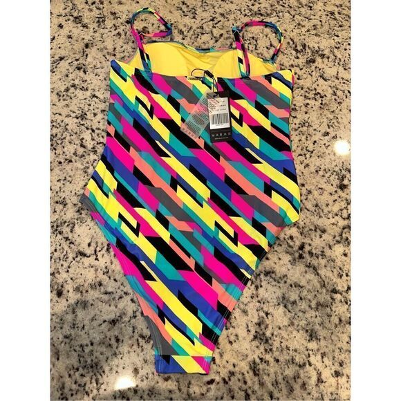 RELLECIGA Women's Bandeau One Piece Swimsuits - Picture 4 of 5